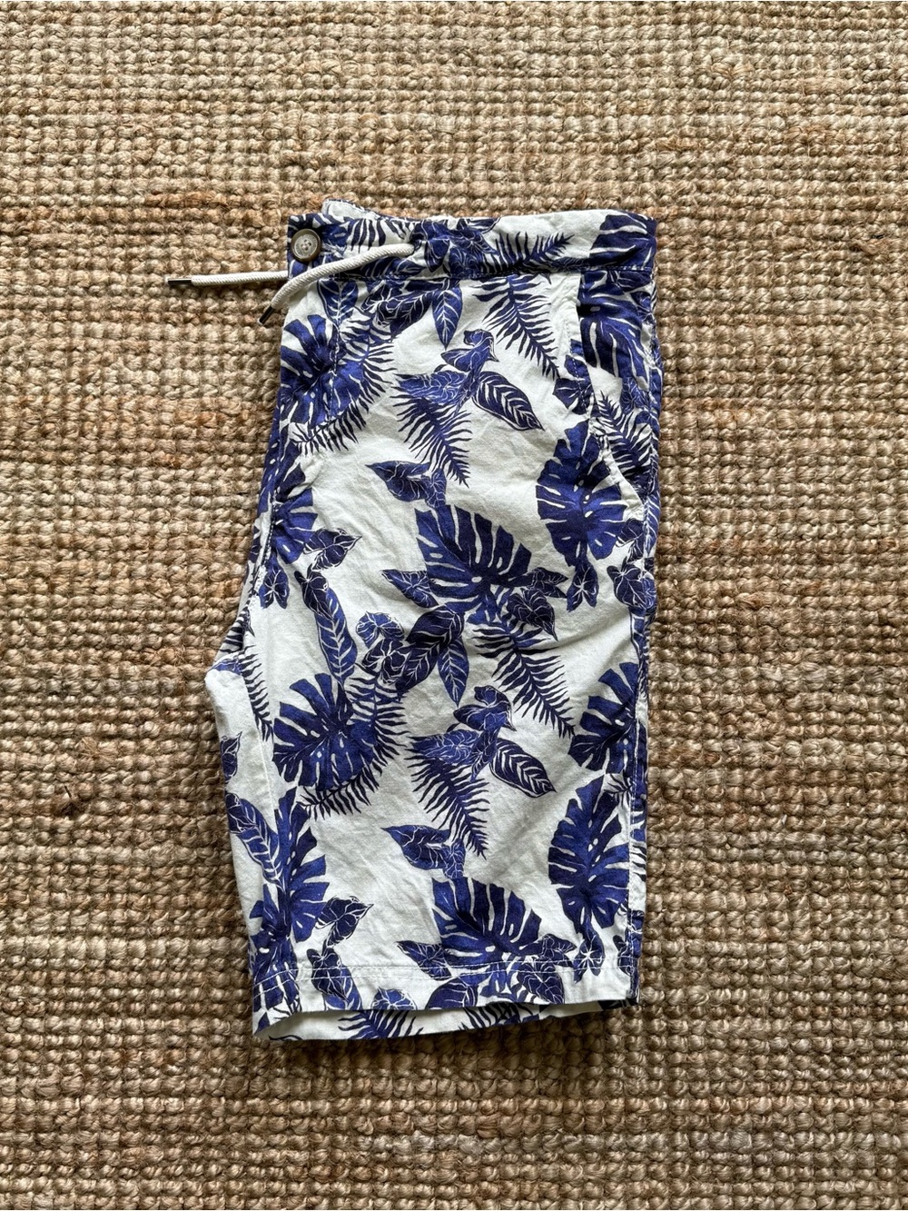 Zapälla Brazilian Brand - Men's Blue Floral Drawstring Shorts